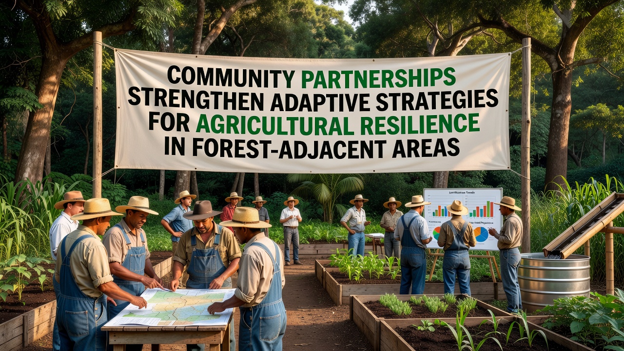 Community Networks Drive Agricultural Adaptation in Forest-Edge Communities