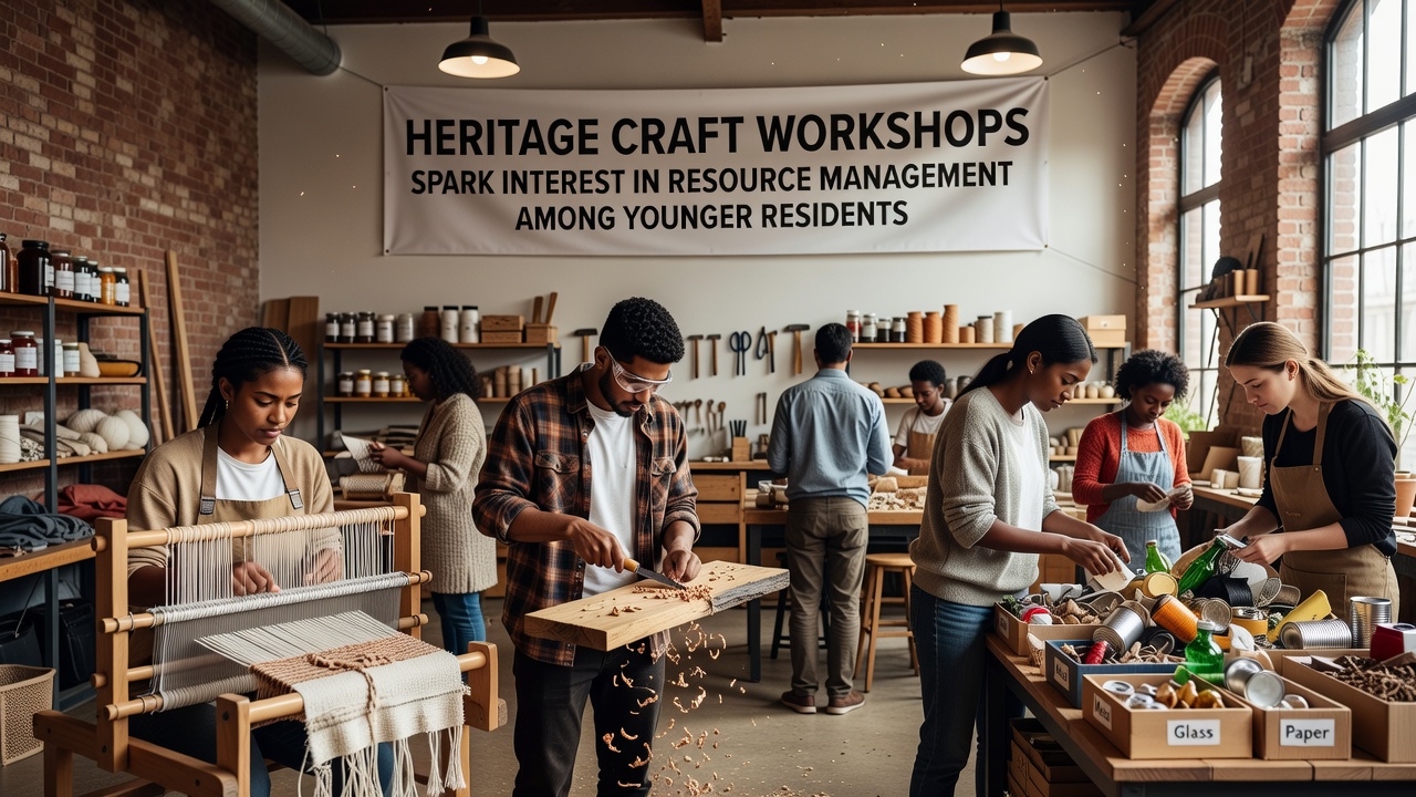Heritage Craft Workshops Spark Interest in Resource Management Among Younger Residents